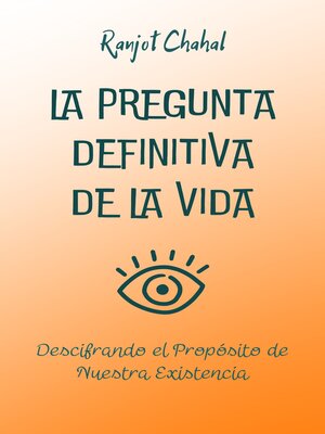 cover image of La Pregunta Definitiva de la Vida